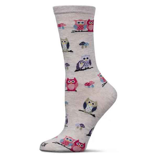 It's Owl Good Bamboo Crew Socks