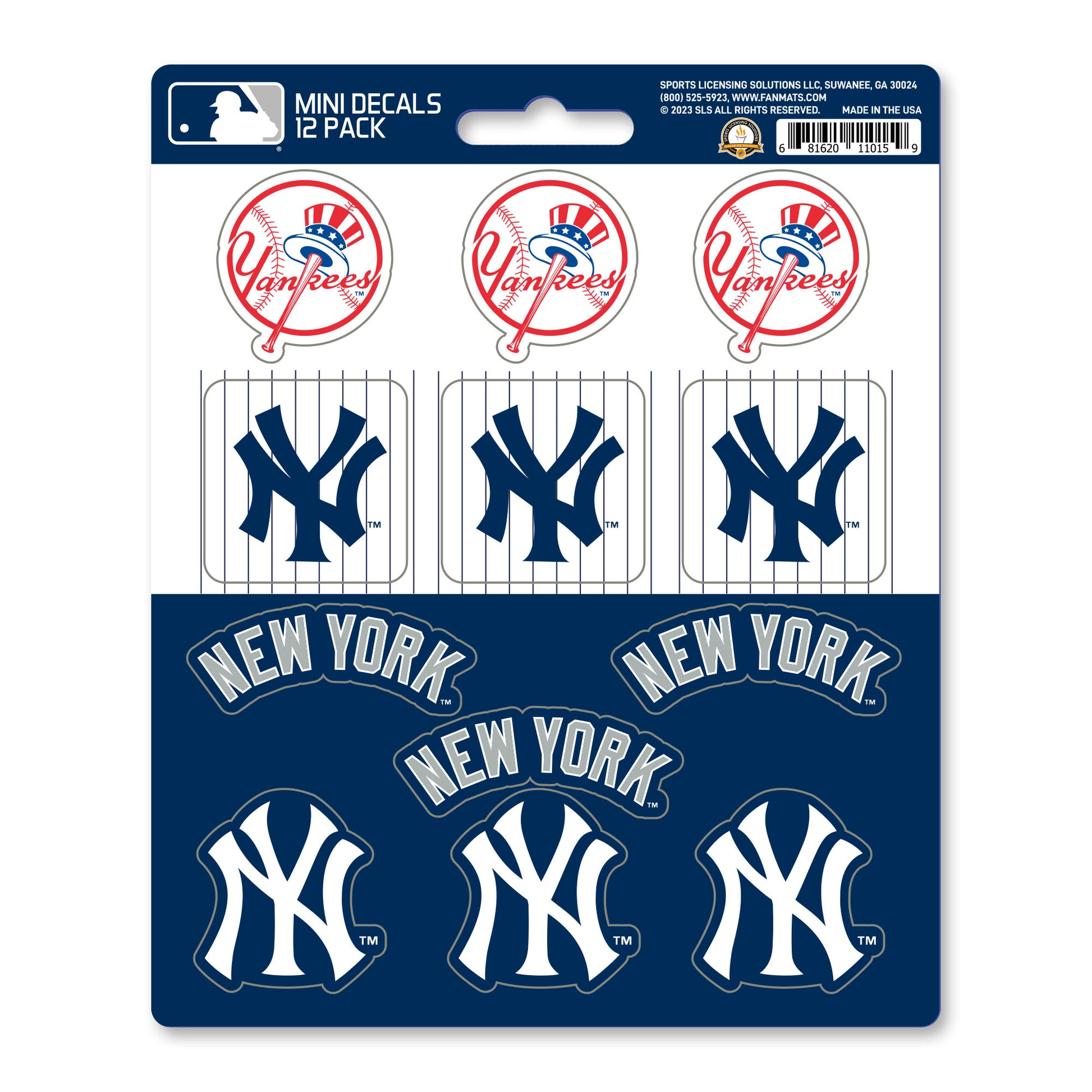 YANKESS MINI DECALS