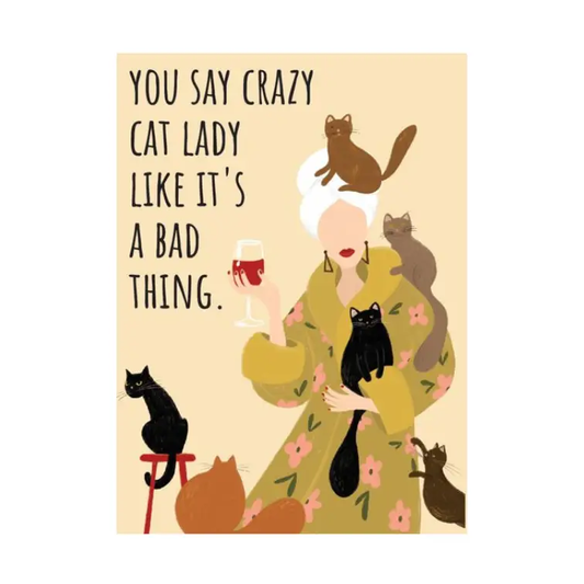 Crazy Cat Lady Magnet