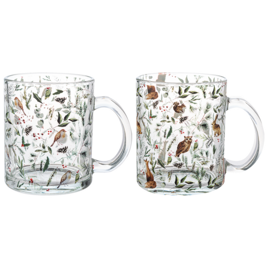 WOODLAND GLASS MUG