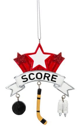 Hockey Dangle Ornament