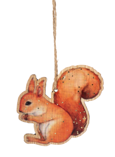 SQUIRREL FOREST ANIMAL ORNAMENT