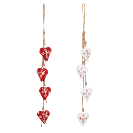 HEART DROP ORNAMENT - ASST