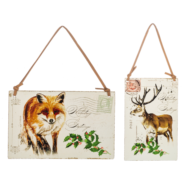 Animal Postcard Ornament