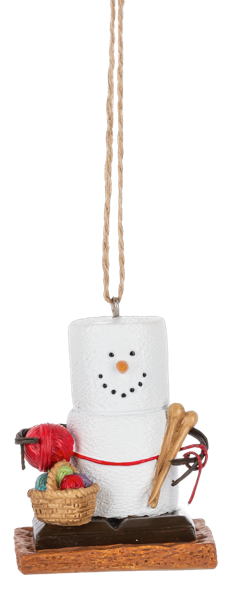Smore Knitting Ornament