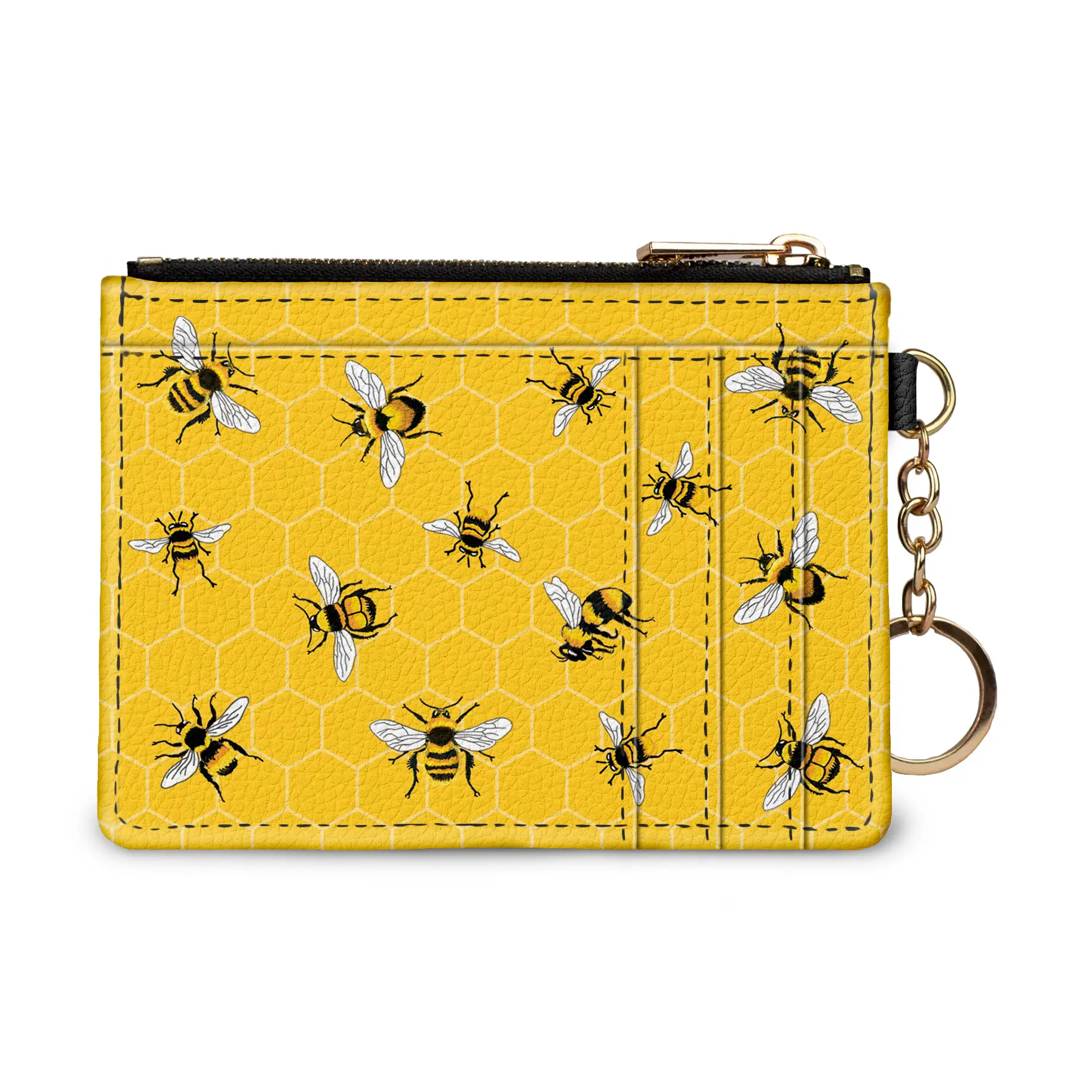 Bees Keychain Wallet