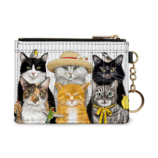 Cats Keychain Wallet