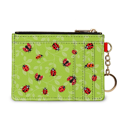 Ladybugs Keychain Wallet