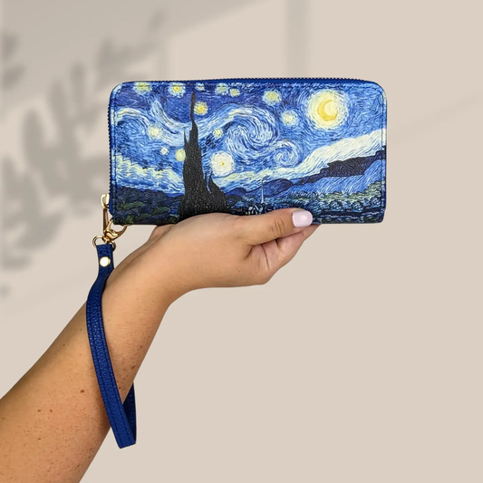 Starry Night Wristlet Wallet
