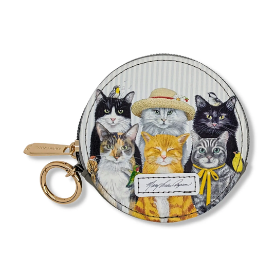 MLT Cats round Zipper Case