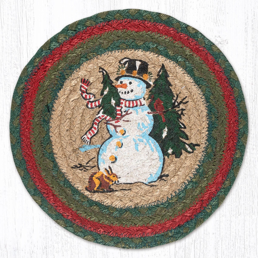 Winter Wonderland Snowman 10" Trivet