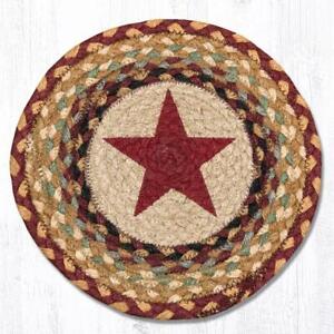 BURGUNDY STAR 10" TRIVET