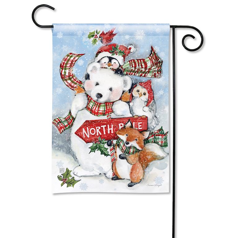 Northpole Friends Garden Flag