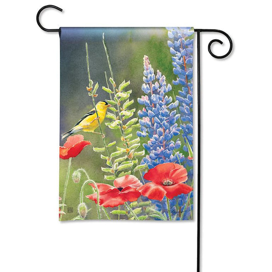 Goldfinch Song Garden Flag
