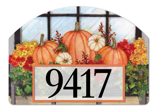 Autumn Window Yard Magnet