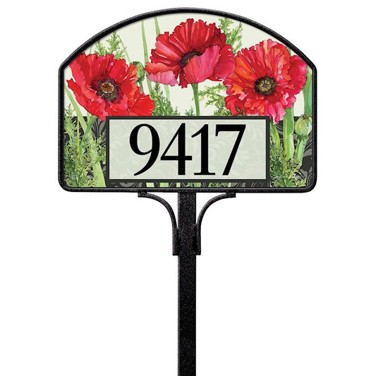 Regal Poppies Yard Magnet
