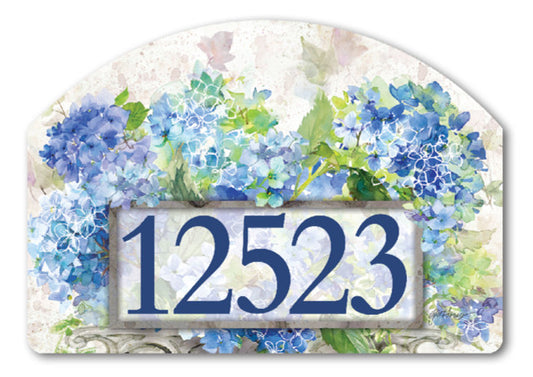 Blue Hydrangeas Yard Magnet