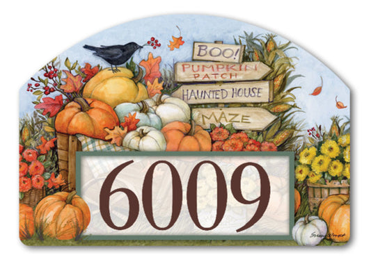 Fall Wheelbarrow Yard Magnet