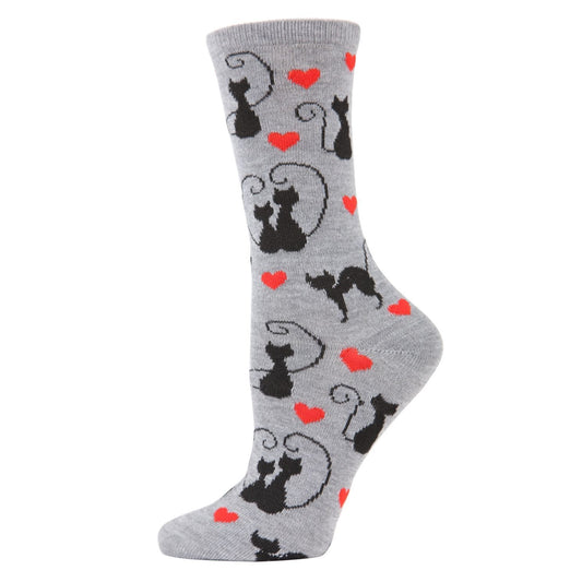 Love Cats Crew Socks