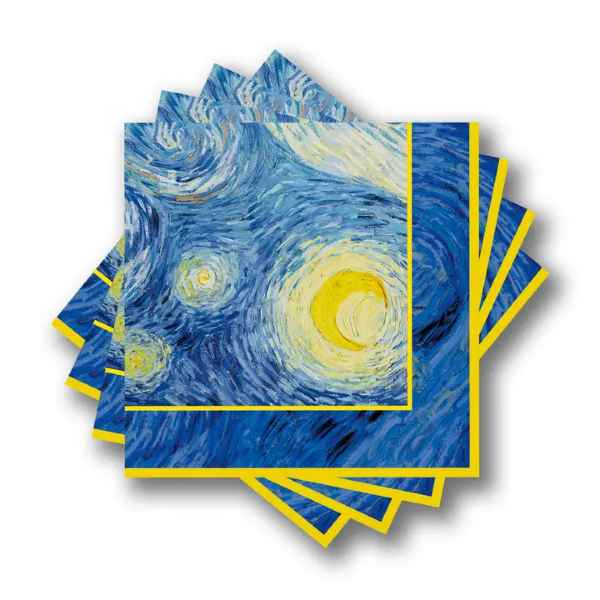 STARRY NIGHT BEVERAGE NAPKINS VAN GOGH