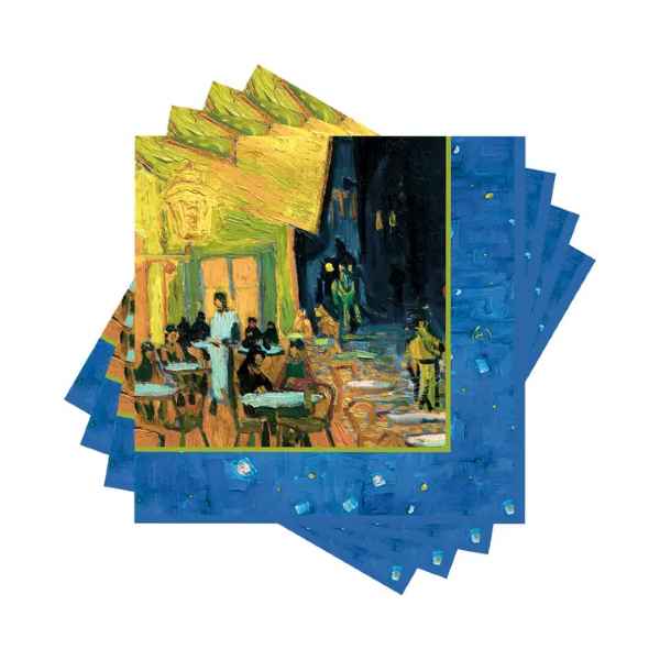 CAFE TERRACE BEVERAGE NAPKINS VAN GOGH