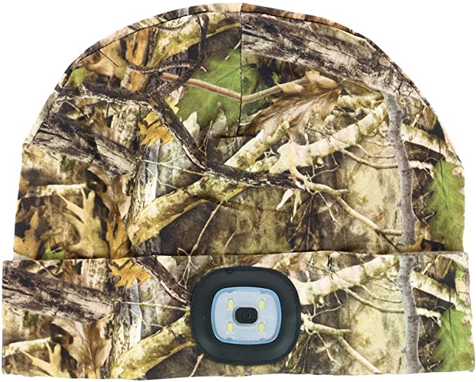 CAMO ADULT RECHARGABLE LED BEANIE