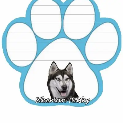 Siberian Husky Dog Paw Mag Pad