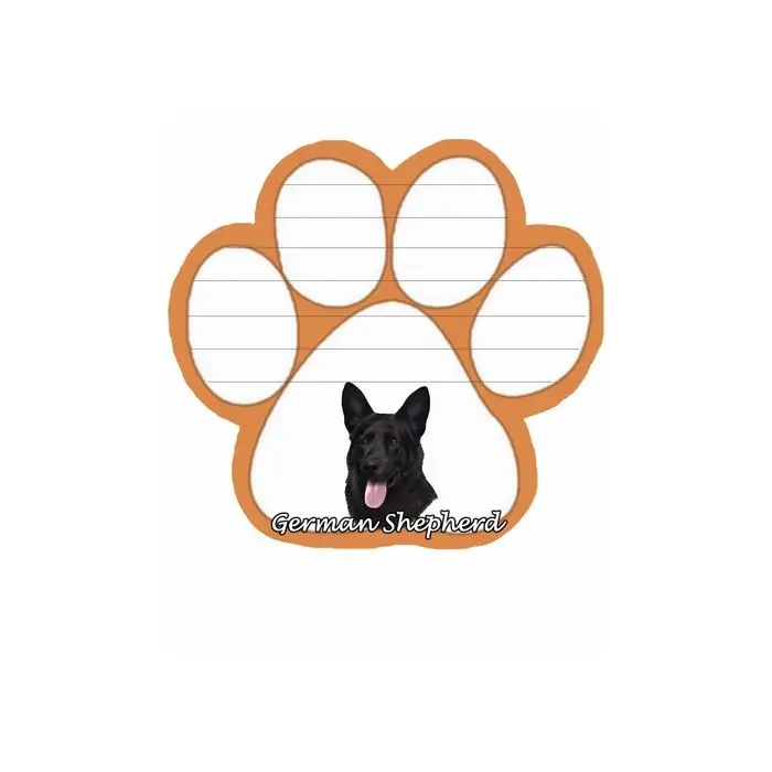 Black German Shepherd Dog Paw Mag Pad