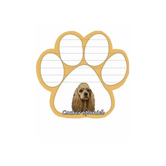 Cocker Spaniel Buff Dog Paw Mag Pad