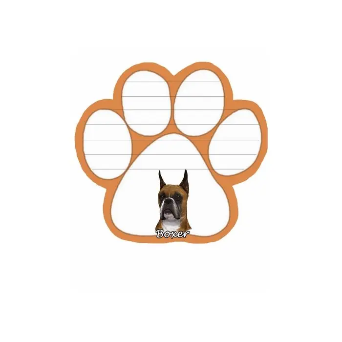 Boxer Cropped Dog Paw Mag Pad