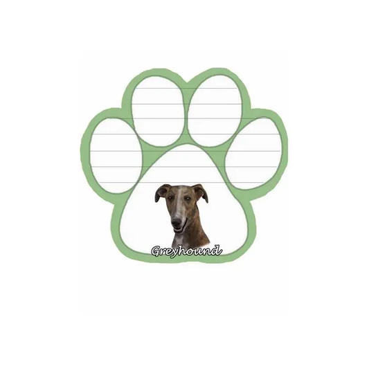 Greyhound Brindle Dog Paw Mag Pad