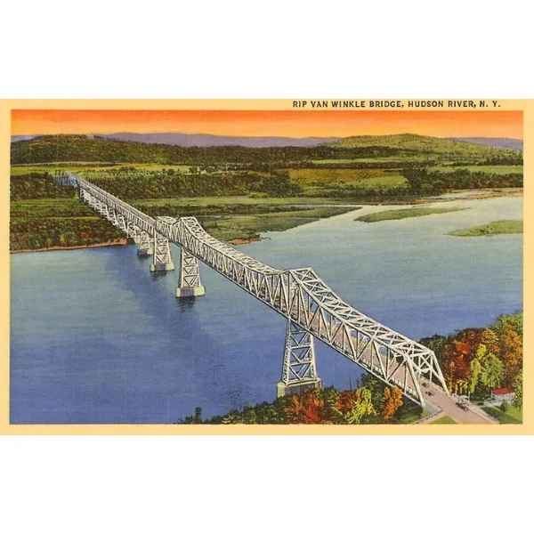 Rip Van Winkle Bridge Postcard