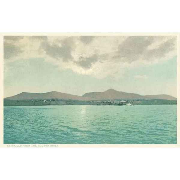 Catskills From the Hudson Postcard