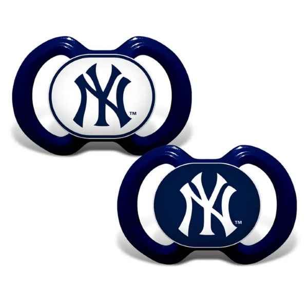 NY YANKEES PACIFIERS SET OF 2