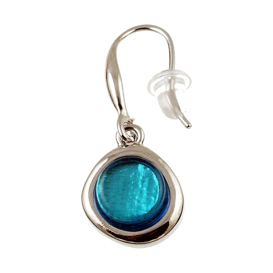 OCEAN BLUE CONFETTI CHARM EARRINGS