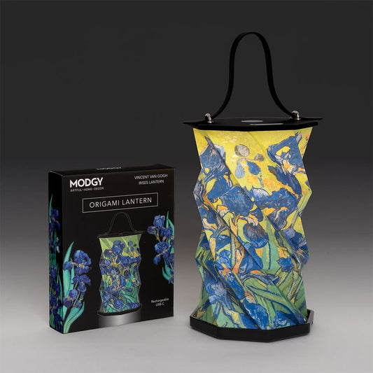 Van Gogh Irises Origami Lantern
