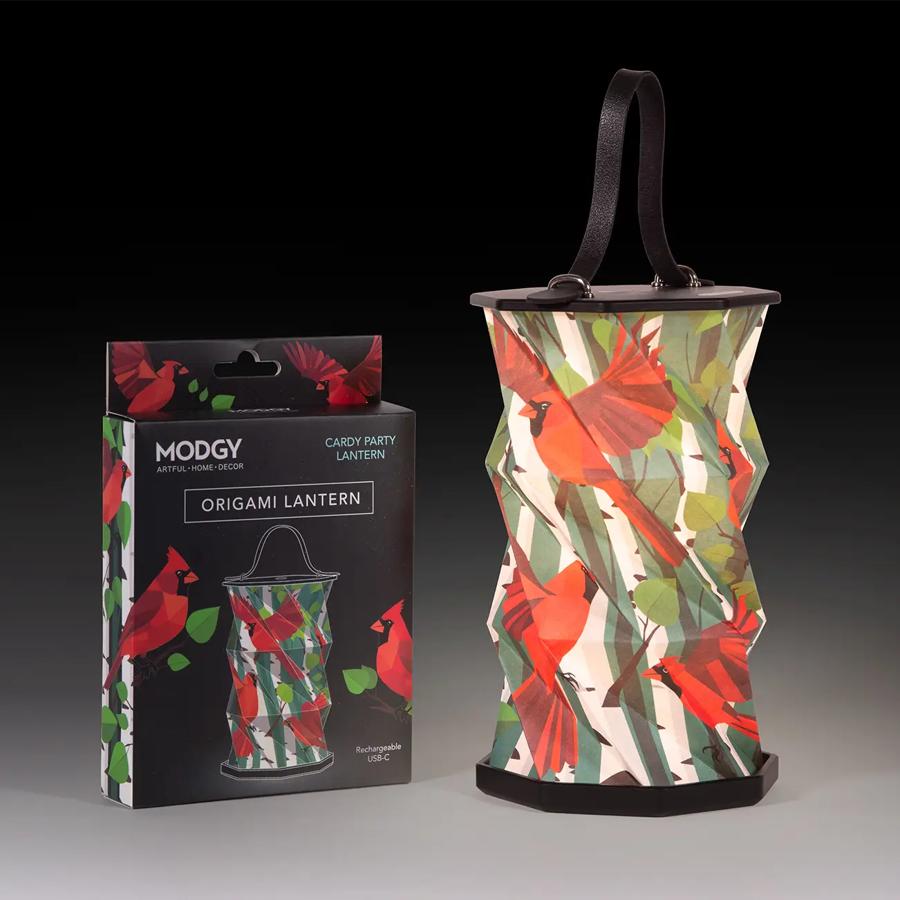 CARDINALS Origami Lantern