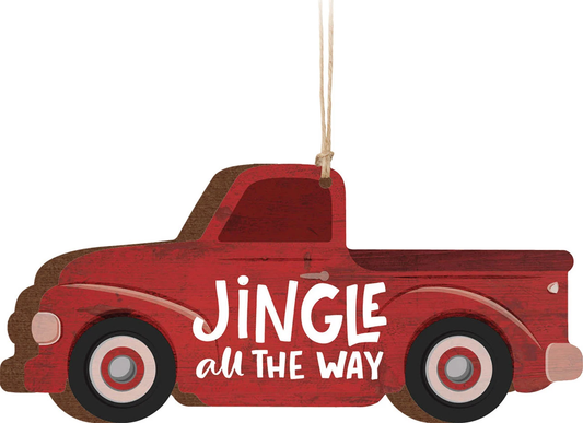 Red Truck Jingle Ornament