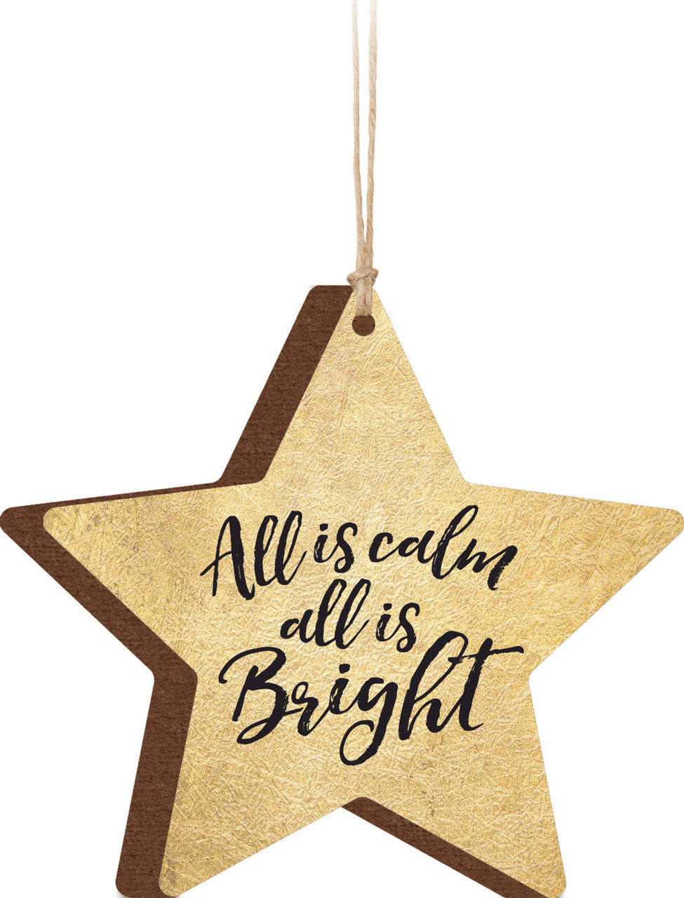 All Is Calm Star ORNAMENT