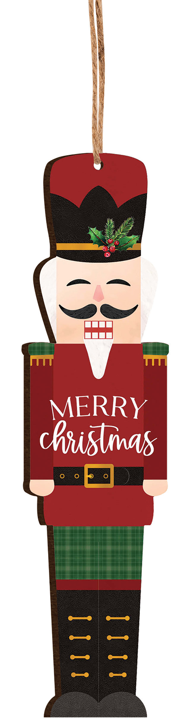 Nutcracker Merry Ornament