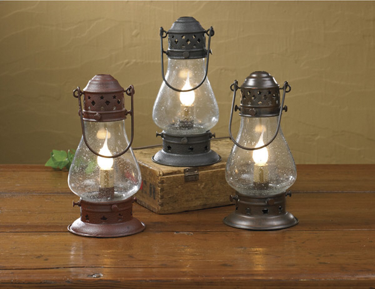 Rustic Copper 9.5" TALL ONION LAMP 40W