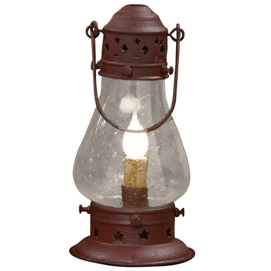 RED 9.5" TALL ONION LAMP 40W