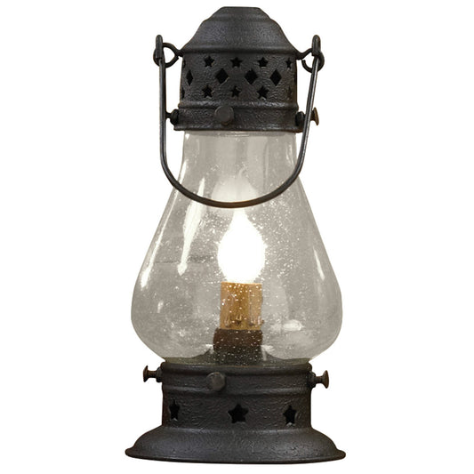 BLACK 9.5" TALL ONION LAMP 40W