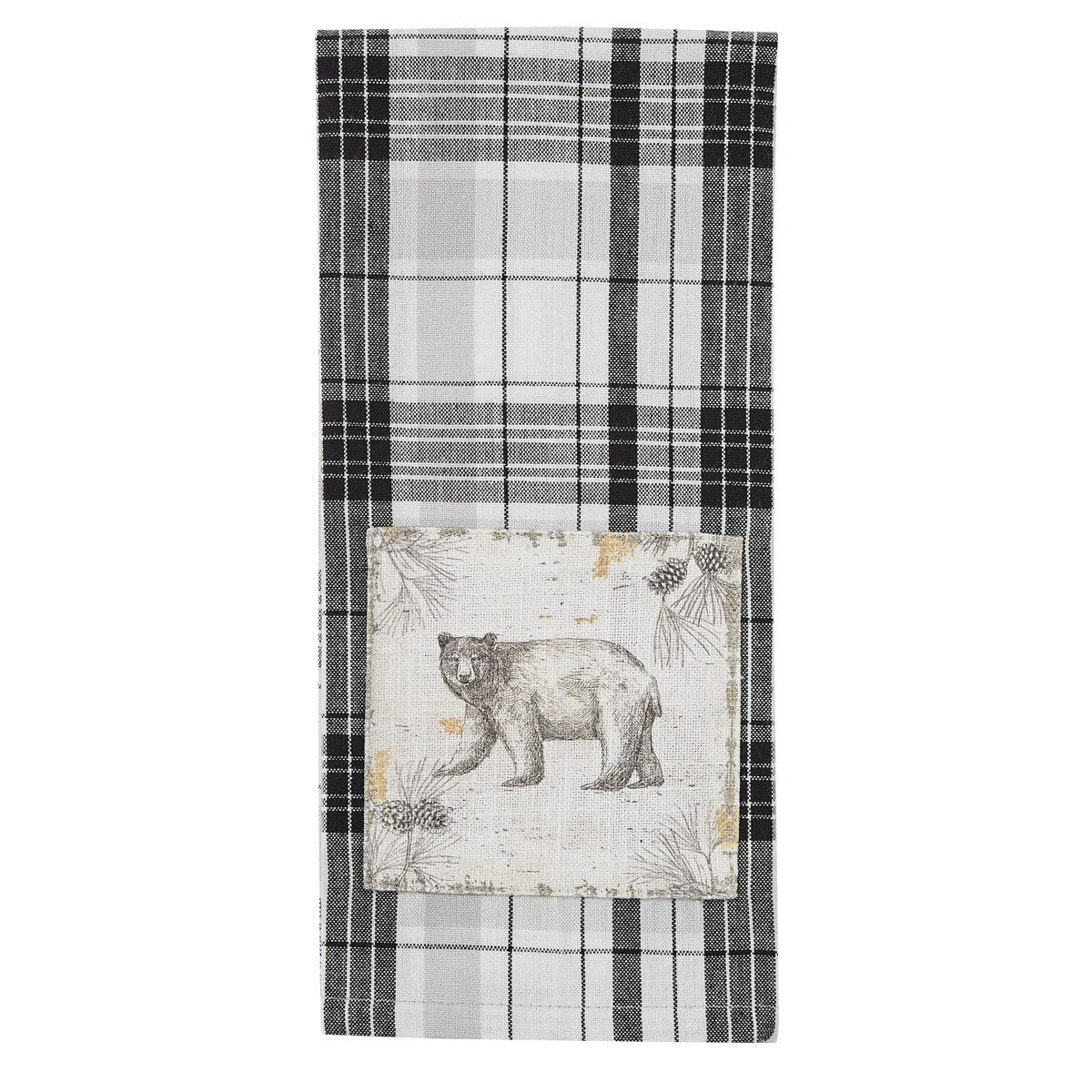 Refined Rustic Bear Towel