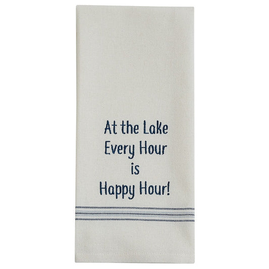 HAPPY HOUR AT THE LAKE TOWEL