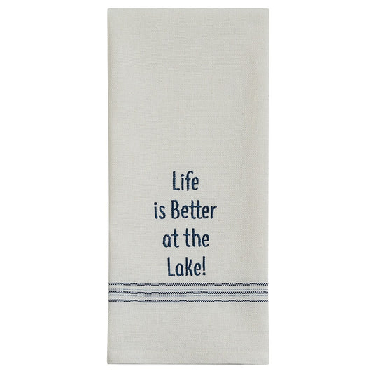 LIFE IS BETTER AT THE LAKE TOWEL