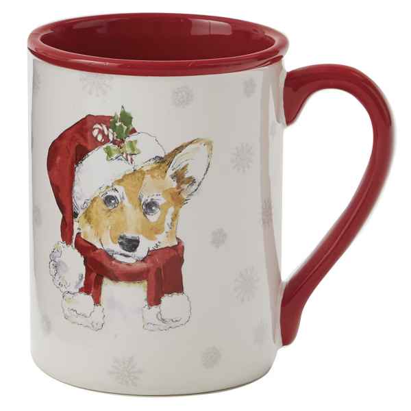 Corgi Holiday Paws Mug