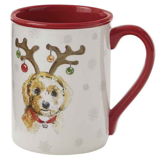 Reindeer Holiday Paws Mug