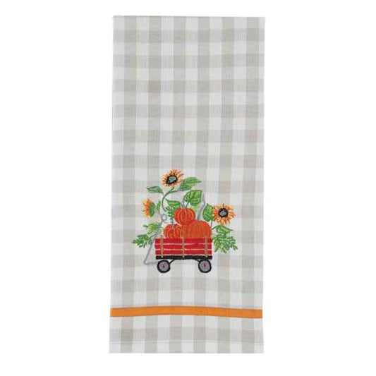 Truckloads of Fun Wagon Dishtowel