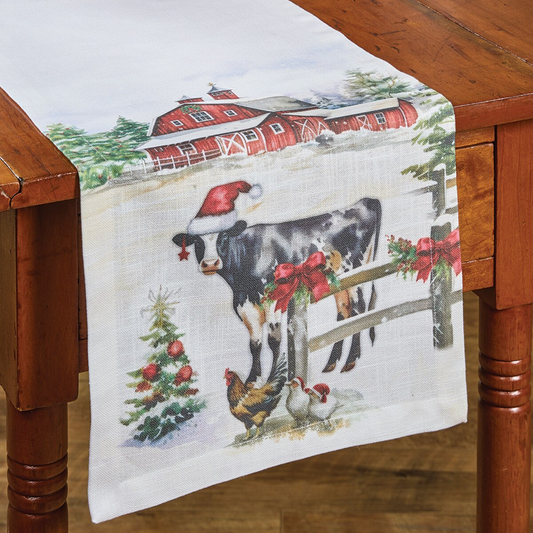 CHRISTMAS AT THE FARM 13X54 RUNNER
